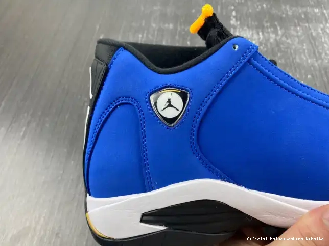 Official Maikesneakers 14 Retro 487471-407 Jordan Laney 0625